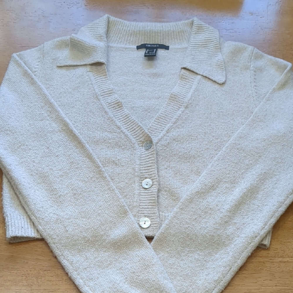H&M Cream Women's Cardigan